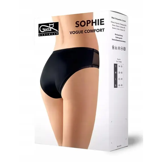 תחתון ביקיני ללא תפר | SOPHIE VOGUE COMFORT GATTA, גוף, S, צבע: גוף,  מידה: S, 5 image